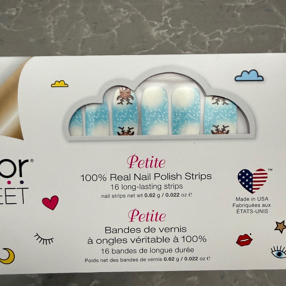 Color Street Nail Polish Strips Petite Reindeer games